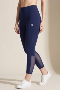 Zelocity Quick Dry Gym Leggings - Blue Depth — thumbnail 3